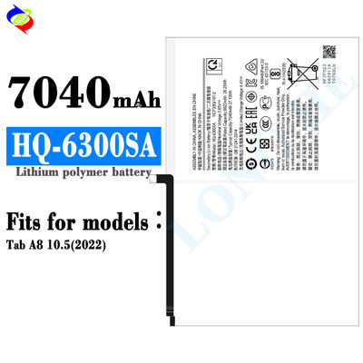 タブ A8 10.5 2022 7040mAh用のHQ-6300SAタブレットバッテリー