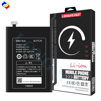 2500mah オッポ X909 X909t Find5 ブラック 携帯電話モデル用の交換バッテリー BLP539