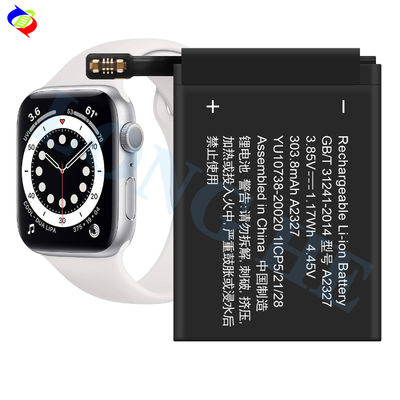 高品質の腕時計バッテリー iWatchシリーズ6用のA2327 44mm 3.85V 303.8mAhバッテリー