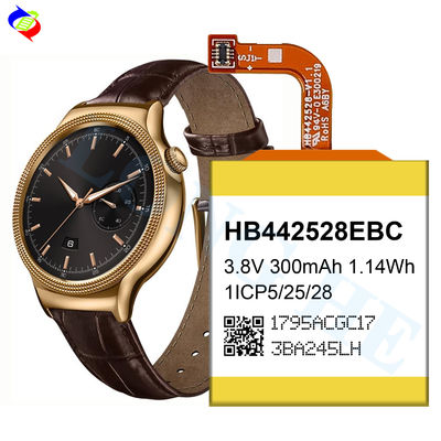 OEM Huawei Watch 1 300mAh 全新 0サイクル用の新しいバッテリー HB442528EBC