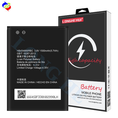 中国の工場 3.8V 1500mAh バッテリー HB434666RBC 華為E5573s-806E-606E5577 リチャージ可能なリチウムバッテリー